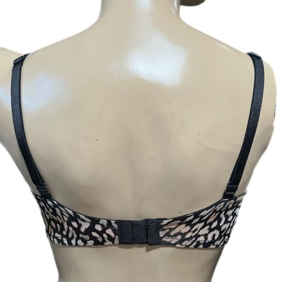 Victoria’s Secret Sexy Unlined Demi Satin Bra Animal Print 34DDD - Picture 4 of 5